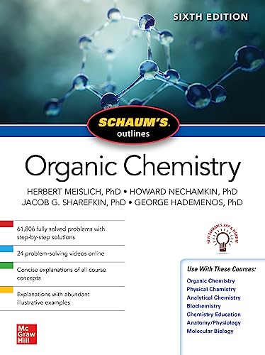 Stock image for Schaum's Outline of Organic Chemistry, Sixth Editi Format: Book for sale by INDOO