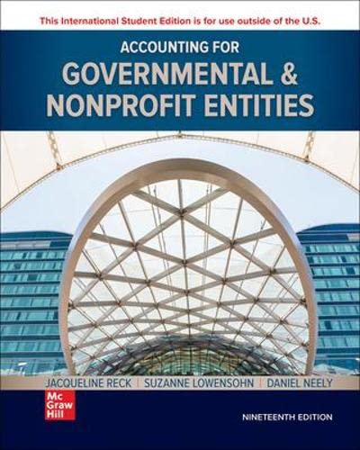 9781265669454: Accounting for Governmental & Nonprofit Entities ISE