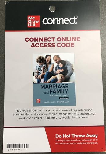 Stock image for Connect Access Code for Marriage and Family: The Quest for Intimacy 10th Edition for sale by A Team Books