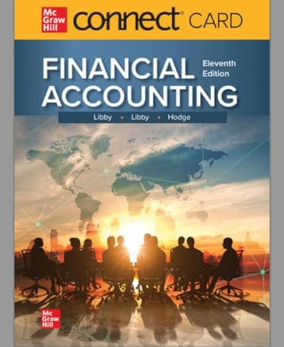 Beispielbild fr Connect Access Card for Financial Accounting 11th Edition zum Verkauf von Bookseller909