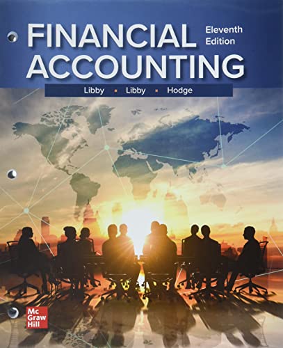 Imagen de archivo de Loose Leaf for Financial Accounting a la venta por BooksRun