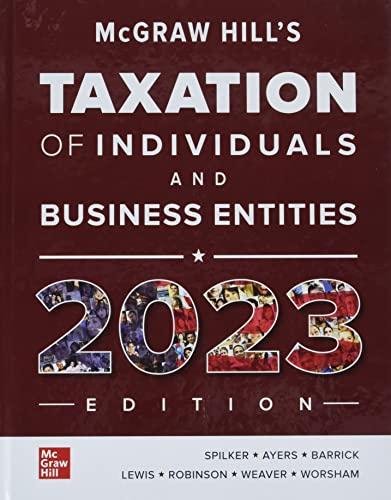 Beispielbild fr McGraw-Hill's Taxation of Individuals and Business Entities 2023 Edition zum Verkauf von BooksRun