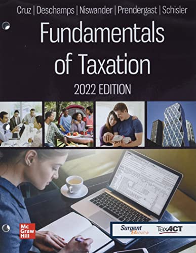 Stock image for GEN COMBO LL FUNDAMENTALS OF TAXATION 2022; CONNECT ACCESS CARD for sale by A Team Books