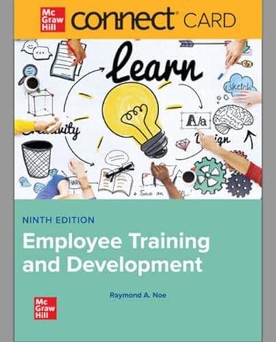 Stock image for Connect Access Card for Employee Training & Development 9th Edition for sale by Facetextbooks
