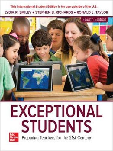 Imagen de archivo de Exceptional Students: Preparing Teachers for the 21st Century ISE a la venta por Blackwell's