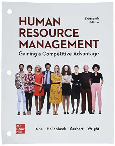 Imagen de archivo de Loose-Leaf for Human Resource Management: Gaining a Competitive Advantage a la venta por GoldenWavesOfBooks