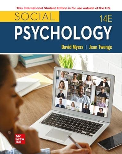 Stock image for ISE Social Psychology : 14th Edition for sale by Mahler Books