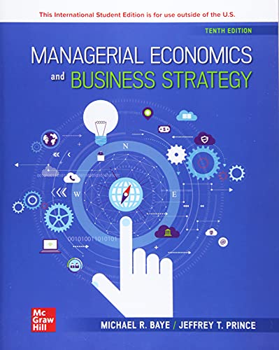 Imagen de archivo de ISE Managerial Economics & Business Strategy a la venta por Reliant Bookstore