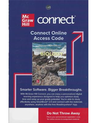 Stock image for Connect Access Code Card for Essentials of Biology, 7th edition for sale by Bookseller909