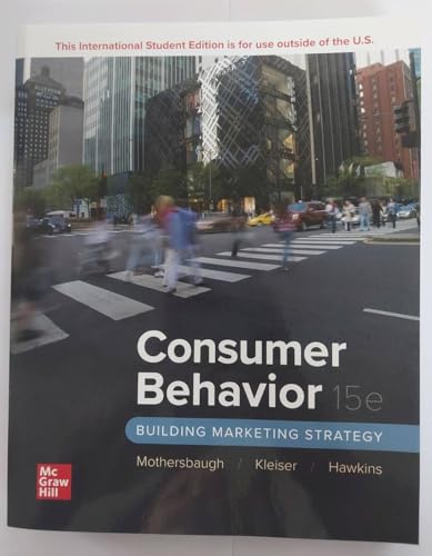 Beispielbild fr Ise Consumer Behavior: Building Marketing Strategy 15 ed zum Verkauf von GreatBookPricesUK