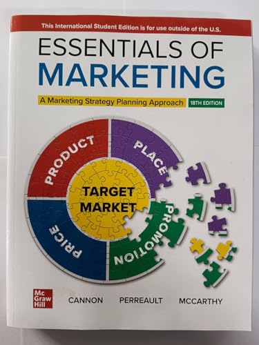 Stock image for ISE Essentials of Marketing for sale by Revaluation Books