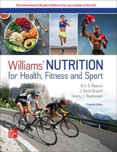 Beispielbild fr ISE Williams' Nutrition for Health, Fitness and Sport zum Verkauf von Monster Bookshop