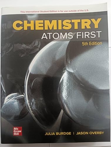 Imagen de archivo de Chemistry: Atoms First a la venta por Basi6 International