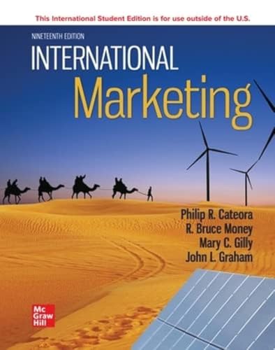Beispielbild fr Ise International Marketing 19 ed zum Verkauf von GreatBookPrices
