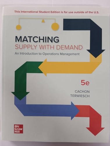 9781266156649: Matching Supply with Demand: An Introduction to Operations Management ISE
