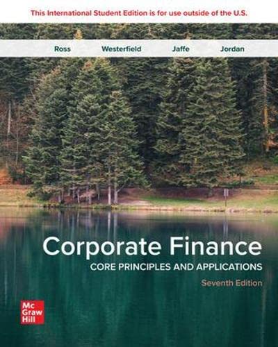 Stock image for ISE Corporate Finance: Core Principles and Applications for sale by Monster Bookshop