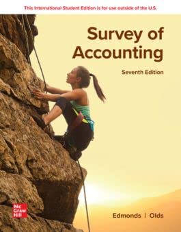Beispielbild fr Survey of Accounting ISE zum Verkauf von Blackwell's