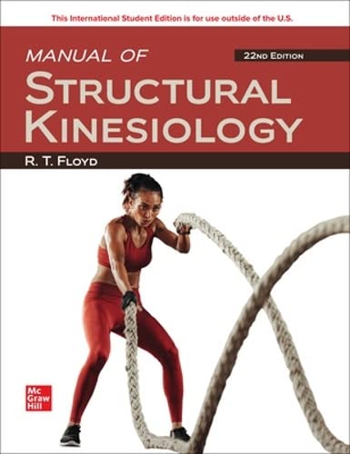 Stock image for Manual of Structural Kinesiology ISE for sale by PBShop.store UK