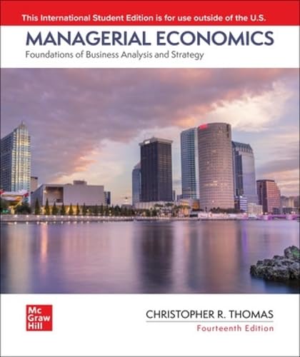 Beispielbild fr Managerial Economics: Foundations of Business Analysis and Strategy ISE zum Verkauf von Blackwell's