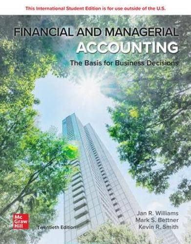 9781266236372: Financial & Managerial Accounting ISE