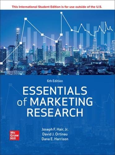 Beispielbild fr Ise Essentials Of Marketing Research 6 ed zum Verkauf von GreatBookPricesUK
