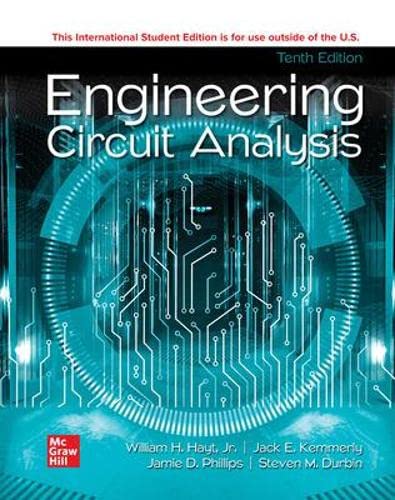 Stock image for Ise Engineering Circuit Analysis 10 ed for sale by GreatBookPricesUK