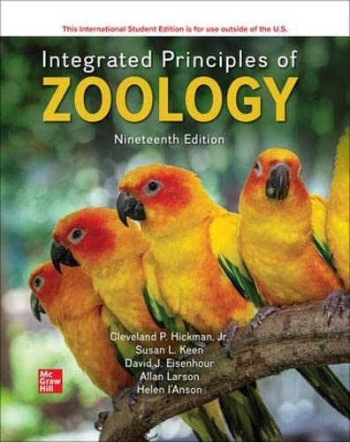 Beispielbild fr Integrated Principles of Zoology ISE zum Verkauf von Monster Bookshop