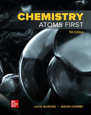Imagen de archivo de Loose Leaf for Chemistry: Atoms First a la venta por Best Value for You