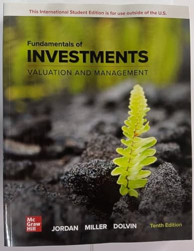 Beispielbild fr Fundamentals of Investments: Valuation and Management ISE zum Verkauf von AHA-BUCH GmbH