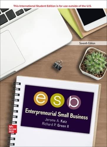 Stock image for Entrepreneurial Small Business ISE for sale by Books Puddle