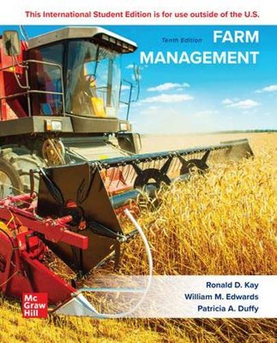 Beispielbild fr Farm Management ISE zum Verkauf von Blackwell's