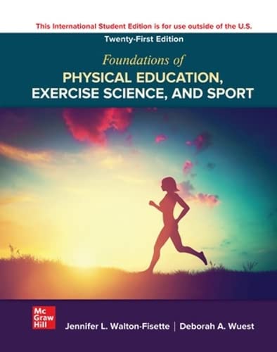 Stock image for Foundations of Physical Education Exercise Science and Sport ISE for sale by Blackwell's