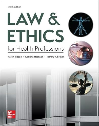 Stock image for Loose Leaf for Law & Ethics for the Health Professions for sale by BooksRun