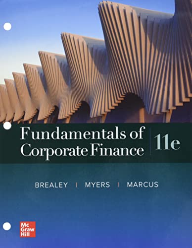 Beispielbild fr Loose Leaf Fundamentals of Corporate Finance zum Verkauf von BooksRun