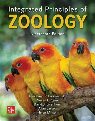 Imagen de archivo de Loose Leaf for Integrated Principles of Zoology a la venta por Campus Bookstore