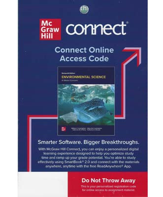 Stock image for Connect Access Code Card for Environmental Science: A Global Concern, 16th edition for sale by Facetextbooks