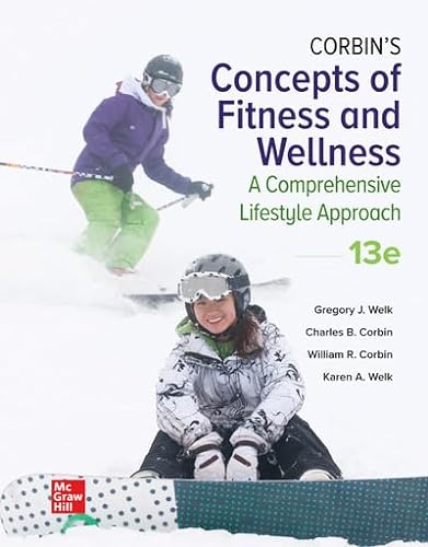 Stock image for Printed Access Code for Corbin's Concepts of Fitness And Wellness: A Comprehensive Lifestyle Approach, 13th Edition for sale by Textbook Farm