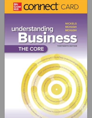 Stock image for Connect Access Code Card for Understanding Business: The Core, 3rd edition for sale by Bookseller909