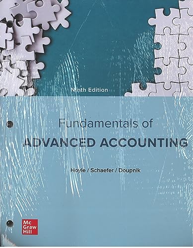 Beispielbild fr Loose Leaf for Fundamentals of Advanced Accounting zum Verkauf von Textbooks_Source