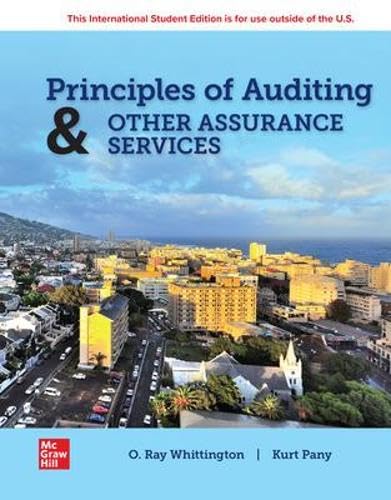 Beispielbild fr Principles of Auditing & Other Assurance Services ISE zum Verkauf von Monster Bookshop