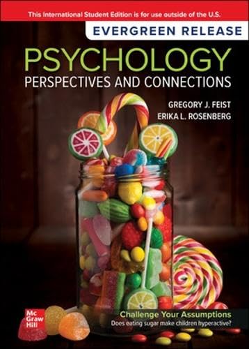 Stock image for Psychology: Perspectives and Connections ISE (Paperback) for sale by Grand Eagle Retail