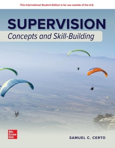 Stock image for Supervision: Concepts and Skill-Building ISE (Paperback) for sale by Grand Eagle Retail