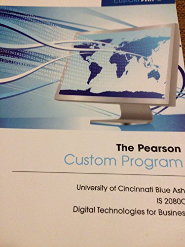 Beispielbild fr The Pearson Custom Program zum Verkauf von Better World Books