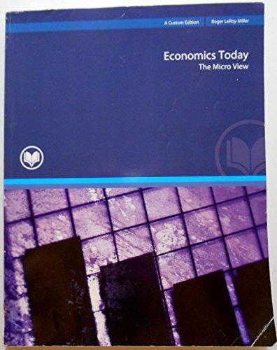 Stock image for Economics Today: The Micro View for sale by Better World Books