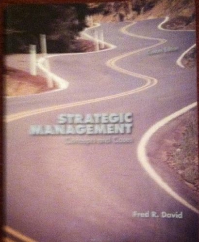 Stock image for Strategic Management Concepts and Cases (Custom Edition) for sale by Wonder Book
