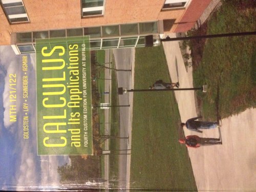 9781269200769: Calculus and Its Applications (Fourth Custom Edition for University At Buffalo)