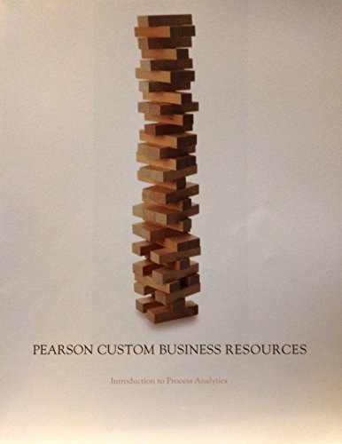 Stock image for Pearson Custom Business Resources Introduction to Process Analysis for sale by HPB-Red