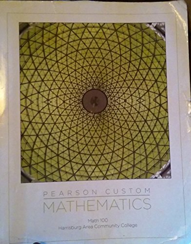 Stock image for Pearson Custom Mathematics for sale by Booksavers of MD
