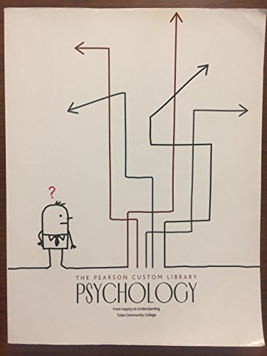 Stock image for The Pearson Custom Library Psychology From Inquiry to Understanding, Tulsa Community College for sale by Better World Books