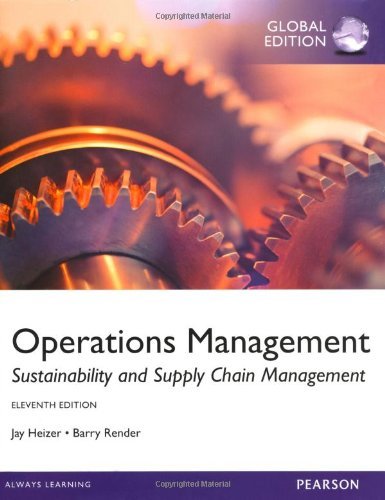 9781269261630: Operations Management by Heizer, Jay, Render, Barry (2013) Paperback